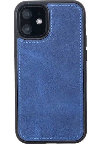 Apple iPhone 12 Mini Uyumlu Deri Cüzdanlı Kılıf G21 Mavi indirimleri