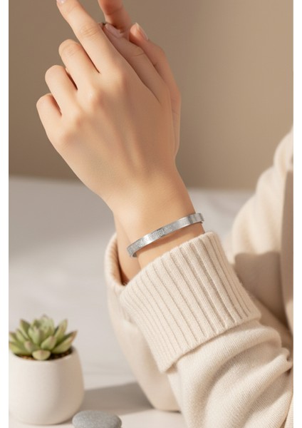 Ayetel Kürsi Bileklik Gümüş Paslanmaz Çelik Ayarlanabilir Bileklik fiyatları