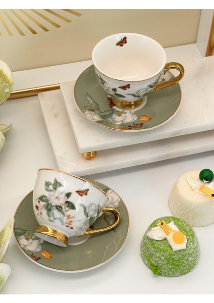 Türk Kahve Fincanı Almira 2 Kişilik 4 Parça fiyatları