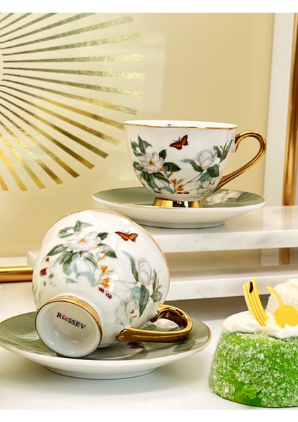 Türk Kahve Fincanı Almira 2 Kişilik 4 Parça fırsatları