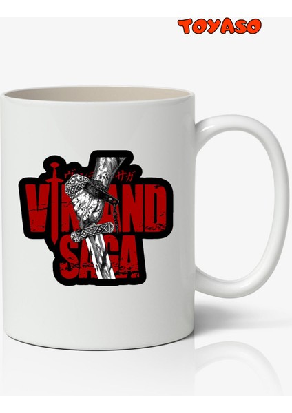 Vinland Saga Anime Temalı Beyaz Kupa Bardak Sevgiliye Arkadaşa Hediye
