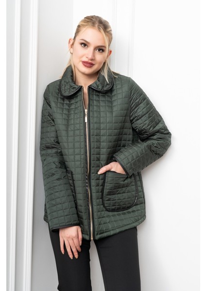 Kapitone Dikişli Klasik Cepli Mont 2614