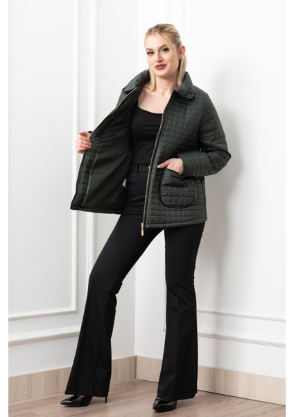 Kapitone Dikişli Klasik Cepli Mont 2614 fiyatları