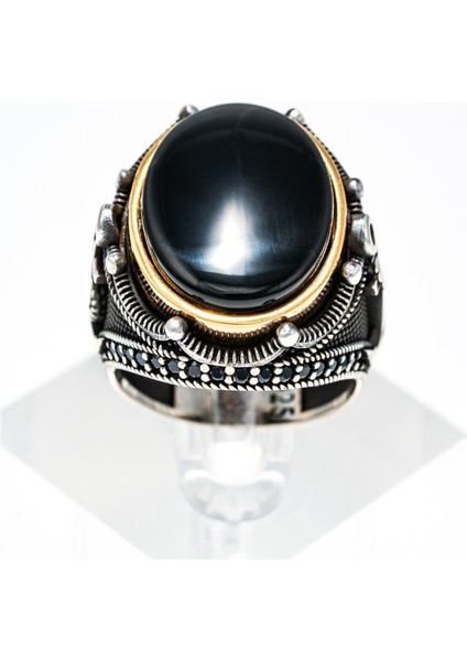 Modern Tasarım Kırmızı Doğal Taşlı Saf 925 Ayar Gümüş Erkek Yüzük fiyatları