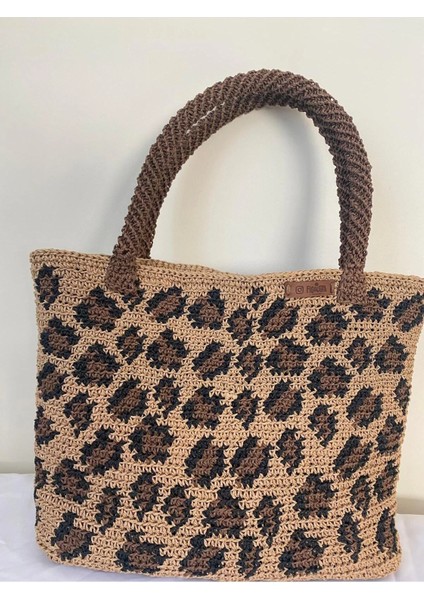 Hasır Leopar Desenli Çanta fırsatları