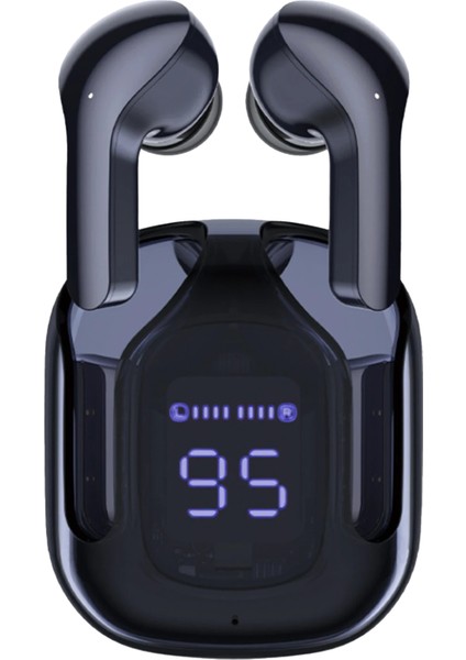 Mtxdpn Konfulon GT13 Dijital Şarj Göstergeli Kablosuz Airpods Kulaklık - Siyah