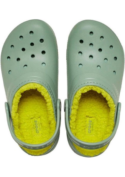Classic Lined Clog T Çocuk Terlik - Kaktüs Yeşili fırsatları