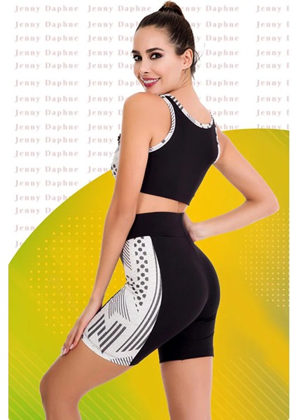 Lady Sporcu Şort Tayt Büstiyer Takım