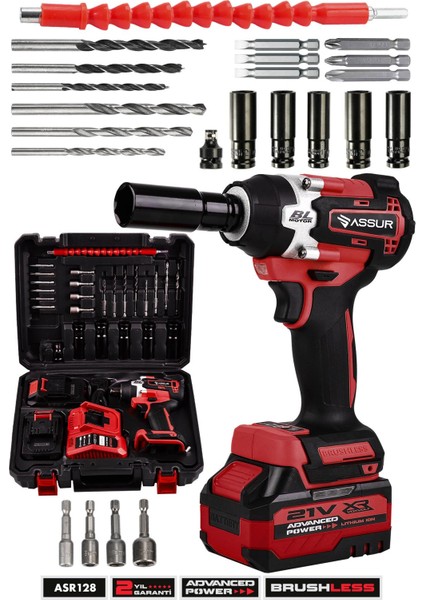 Pro 21V Çift Akülü Kömürsüz 450NM Somun Sökme Sıkma