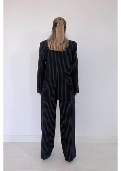 Siyah Çizgili Ceket - Yelek ve Pantolon Takım fiyatları