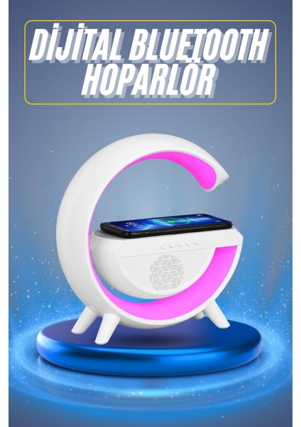 Yeni Nesil Bluetooth Hoparlör Speaker 5.0 Taşınabilir G Şeklinde Powerbankli - MCT2931-9684
