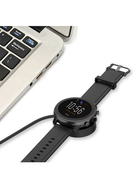 Fossil Gen 6 / Gen 5 / Gen 4 Akıllı Saat Uyumlu Şarj Kablosu 1 Metre