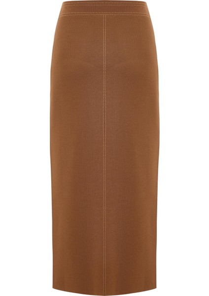 Yüksek Bel Düz Form Triko Etek 26W30825 fiyatları