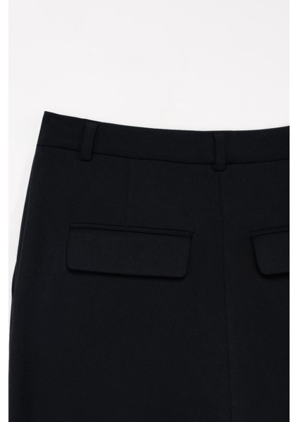 Kadın Lacivert Boru Paça Pantolon modelleri