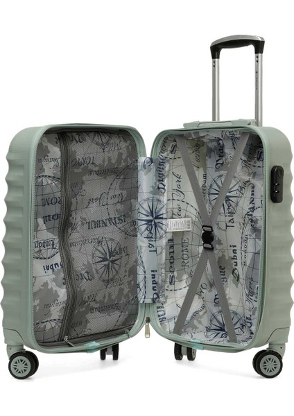Newyork -K Abs 5pr A Yesıl Unisex Küçük Boy Valiz modelleri