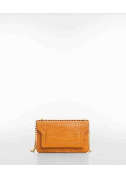 Timsah Derisi Görünümlü Omuz Çantası fiyatları