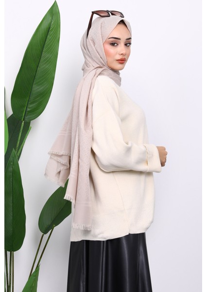 Taş Bisiklet Yaka Yumuşak Dokulu Oversize Triko Kazak fırsatları