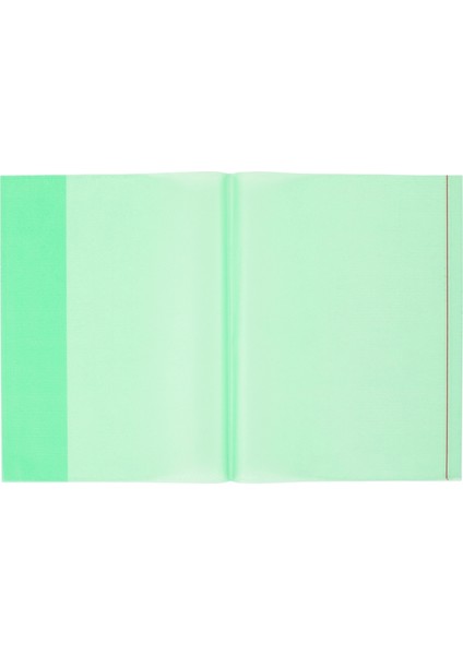 A4 Hazır Defter Kabı 5'li Paket Şeffaf Yeşil 20'li Kutu