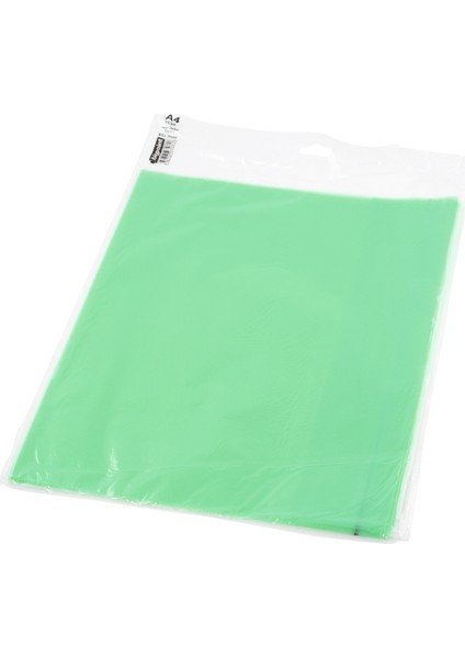 A4 Hazır Defter Kabı 5'li Paket Şeffaf Yeşil 20'li Kutu fiyatları