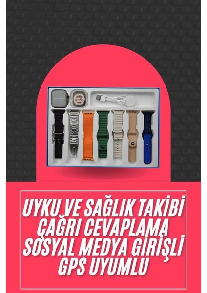 Akıllı Saat Unisex Akıllı Saat Çoklu Kordon Seçeneği Çelik Kordon Plastik Ko - MCT5731-2203