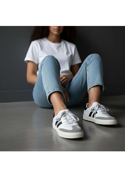 Beyaz Hakiki Deri Bağcıklı Kadın Günlük Sneaker fiyatları