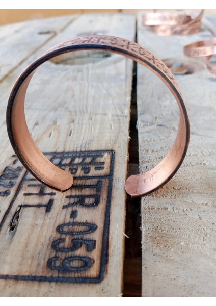 Bakır Bileklik Motifli Işlemeli "bohem Tarz." fiyatları