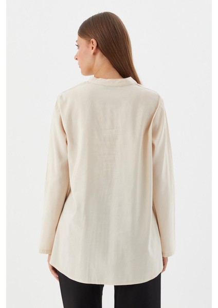 Tasarım Düğmeli Tunik Gömlek Tas indirimleri