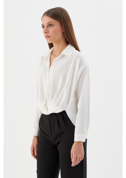 Saten Gömlek Ekru fırsatları