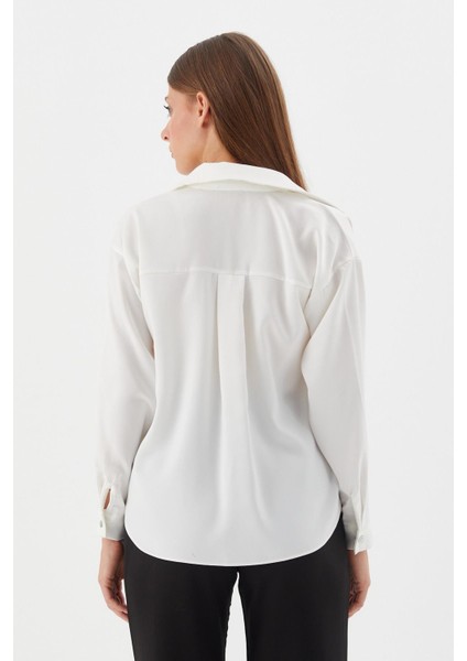 Saten Gömlek Ekru indirimleri