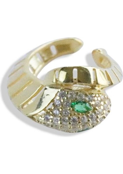 Serpent Modeli Kıkırdak Gümüş Küpe modelleri