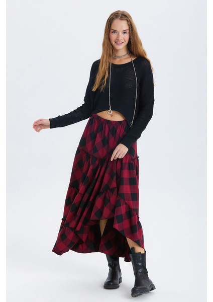 Salaş Triko Basic Bohem Kazak Siyah fiyatları