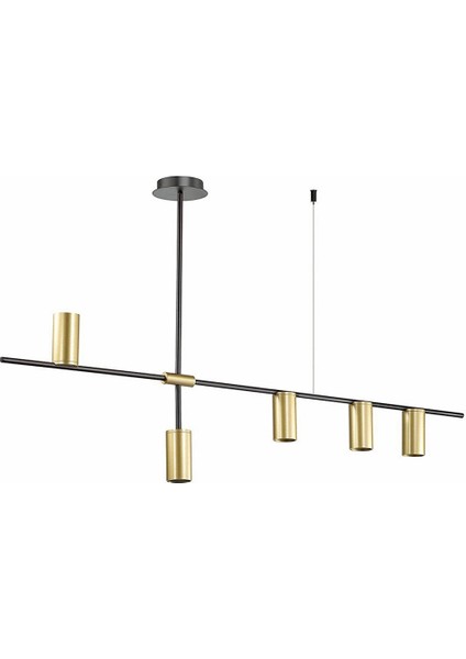 Portugal 5'li Spotlu Sarkıt Led Avize 120 Cm 25 Watt fırsatları