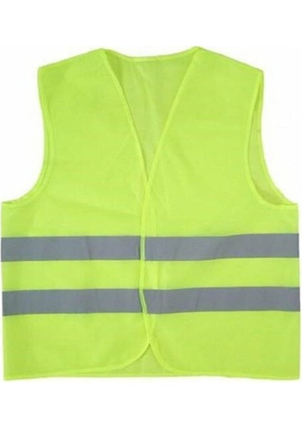 Fosforlu Yeşil Sarı Ikaz Yelek (5067)