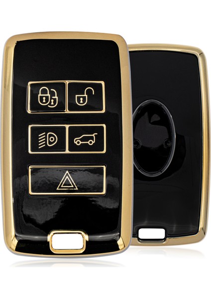 Defender Discovery5 Evoque 5 Buton Smart Nano Anahtar Kılıfı - Siyah