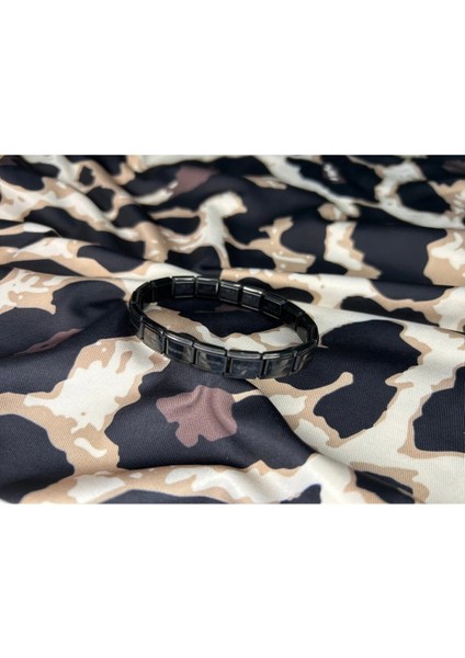 Siyah Çelik Bileklik