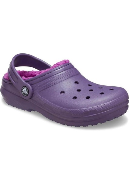 Classic Lined Clog T Çocuk Terlik - Gece Moru fiyatları