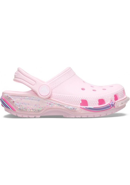 Classic Star Sparkle Shaker Clog T Çocuk Terlik - Pembe