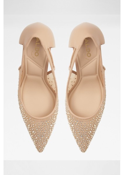 Ebenezer Ayakkabı Yüksek Topuklu - Naturel