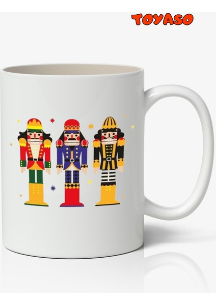 Yılbaşı Yeni Yıl Kurşun Asker Temalı Beyaz Kupa Bardak Sevgiliye Arkadaşa Hediye