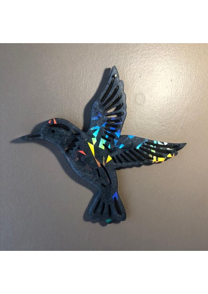 Holografik Duvar Süsü Ev Balkon Teras Ofis Için 17.5X19.5CM indirimleri