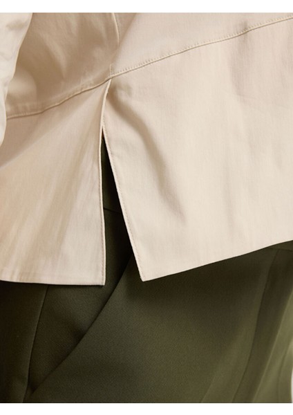 Dikiş Detaylı Gömlek Bej 13045813000 fiyatları