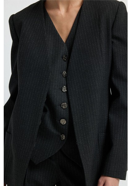 Yünlü V Yaka Ceket C.antrasit 11945703000 fiyatları