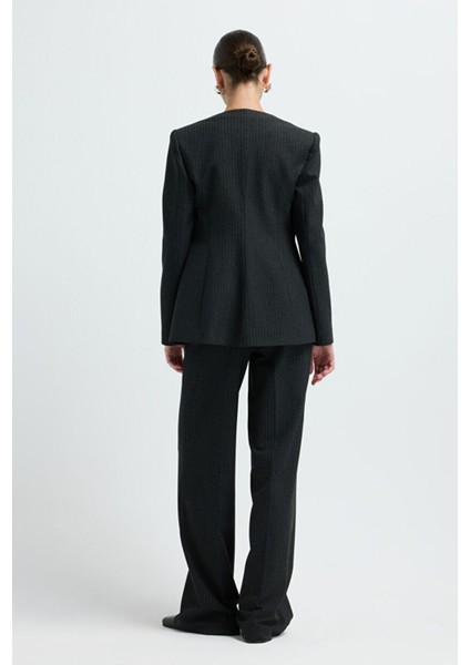 Yünlü V Yaka Ceket C.antrasit 11945703000 indirimleri