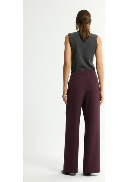 Cepli Geniş Paça Pantolon Murdum 153L9248002