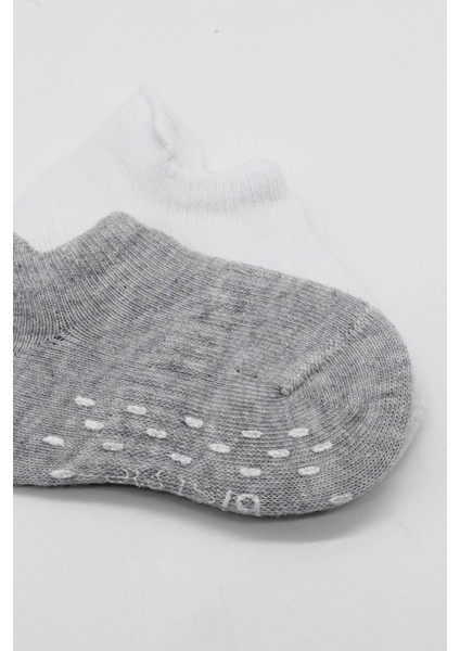 2li Sneakers Kaymaz Basic Penye Çorap 20103 Gri Beyaz modelleri