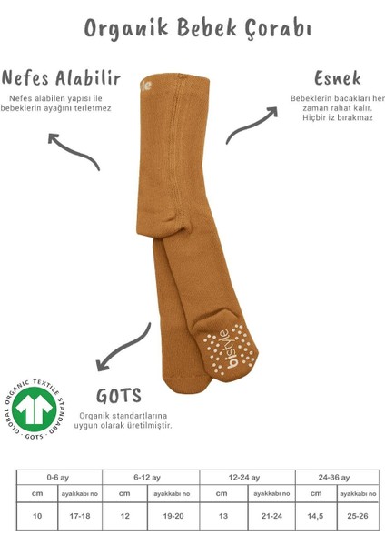 Tekli Kaymaz Mix Havlu Külotlu Çorap 50501 Hardal fiyatları