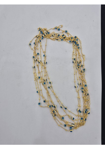 925 Ayar Nazar Göz Kolye.cam Göz Kolye.rose.gold.rodaj. modelleri