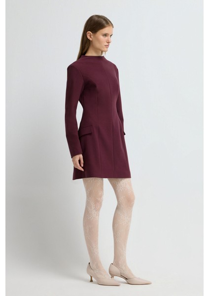 Gabardin Dik Yaka Elbise Murdum 12445872000 fırsatları