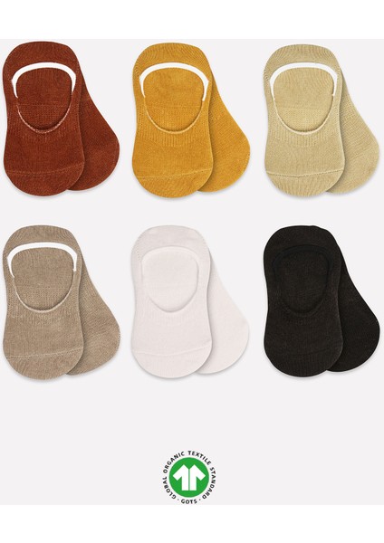 6lı Mix Babet Çorap 30101 Toprak