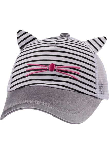 Bebe Kız Şapka (1-3 Yaş) Y8100-08 Beyaz